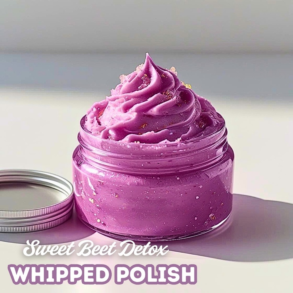 Sweet Beet Detox Whipped Pre-Shave Polish | Dragonfruit & Tea Tree | Clarifying